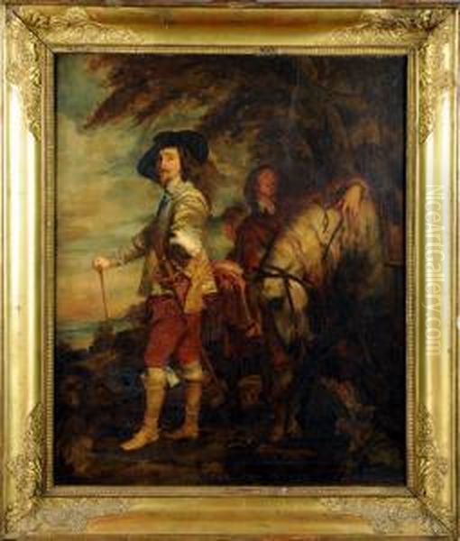 Charles Ier Oil Painting by Jacobus Van Dyck