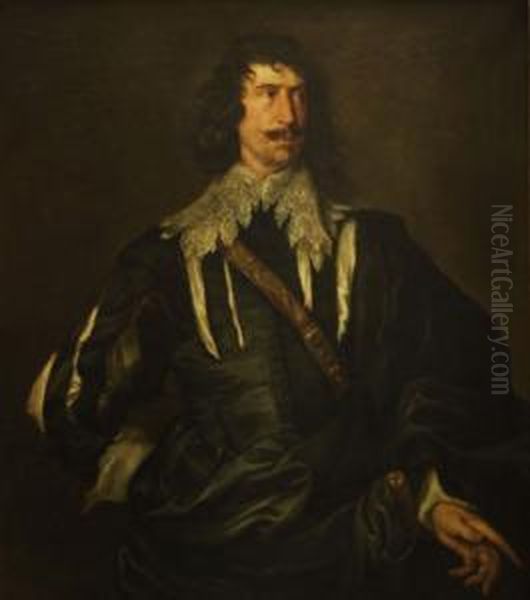 El Grabador Paul De Pont (?) Oil Painting by Jacobus Van Dyck