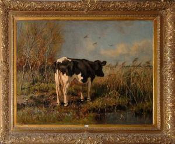 Vache Au Pre Oil Painting by Jan van Hemessen