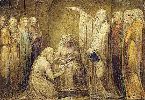 The Circumcision 1799-1800 Oil Painting by William Blake