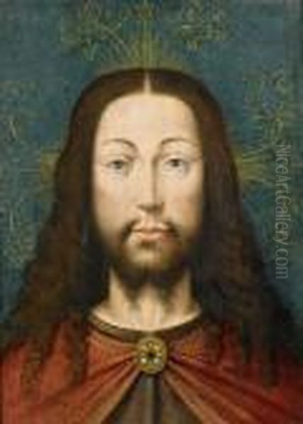 Portrait Of Christ Oil Painting by Jan Van Eyck