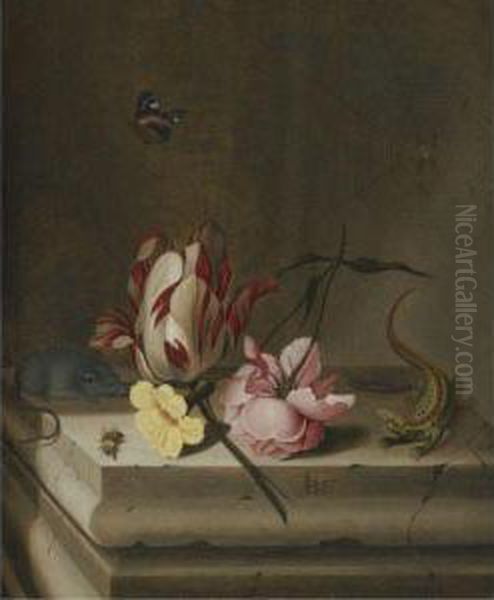 Still Life Oil Painting by Jan Baptist van Fornenburgh