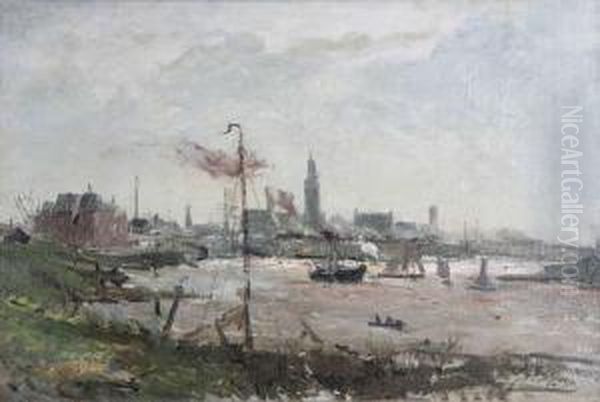 De Rede Van Antwerpen Oil Painting by Joseph Van Genegen