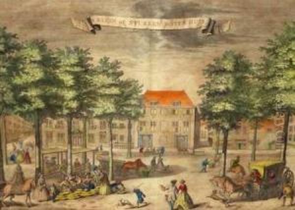 't Klein Of Stukken Boter Huis Oil Painting by Gerrit Van Giessen