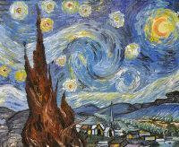 Evening Sky Oil Painting by Vincent Van Gogh