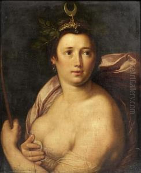 Diana Oil Painting by Cornelis Cornelisz Van Haarlem