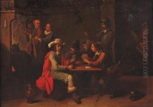 L'arrestation De Saint Pierre Oil Painting by Matheus van Helmont