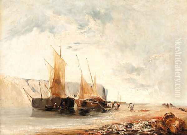 Untitled Oil Painting by Richard Parkes Bonington