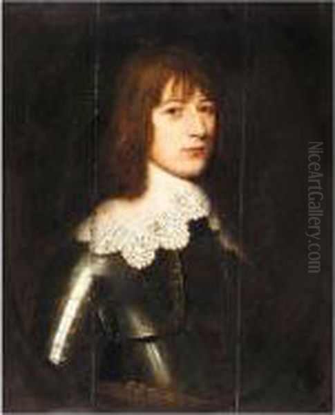 Portrait Of A Gentleman Oil Painting by Willem van Honthorst