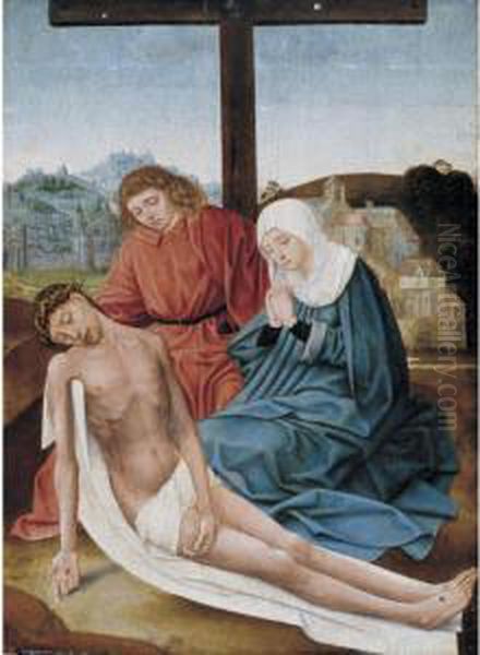 Lamentation Of Christ Oil Painting by Dirk Van Hoogstraten