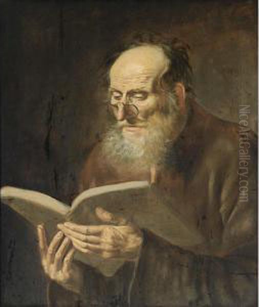 St. Paul Reading Oil Painting by Dirk Van Hoogstraten