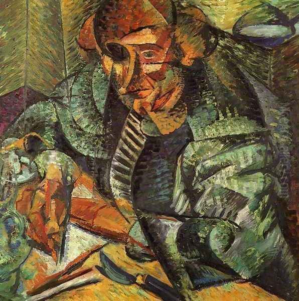 L'antigrazioso Oil Painting by Umberto Boccioni