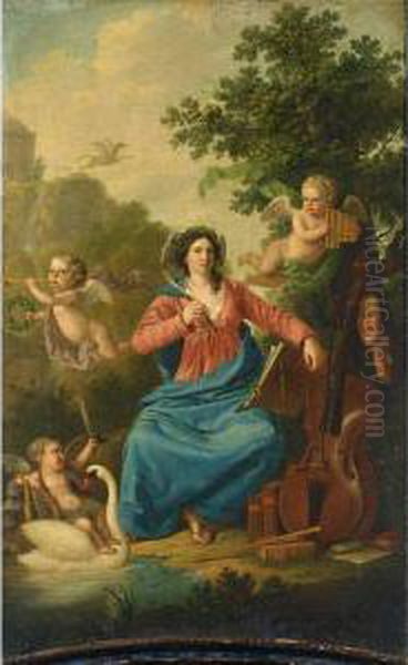 An Allegory Of The Liberal Arts Oil Painting by Johanus Petrus Van Horstok