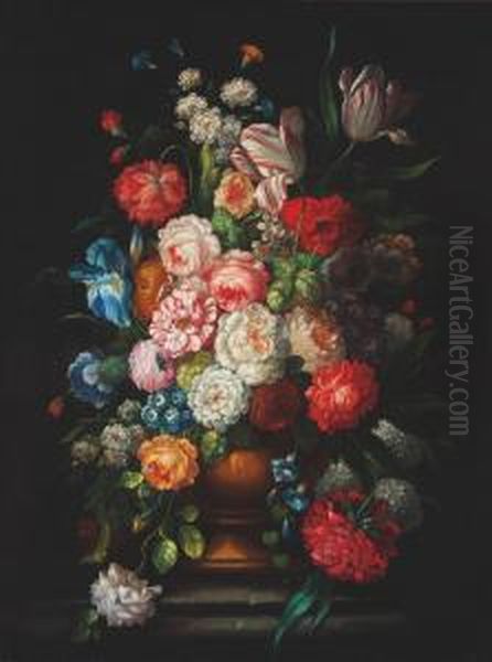 Still Life Oil Painting by Jan Van Huysum