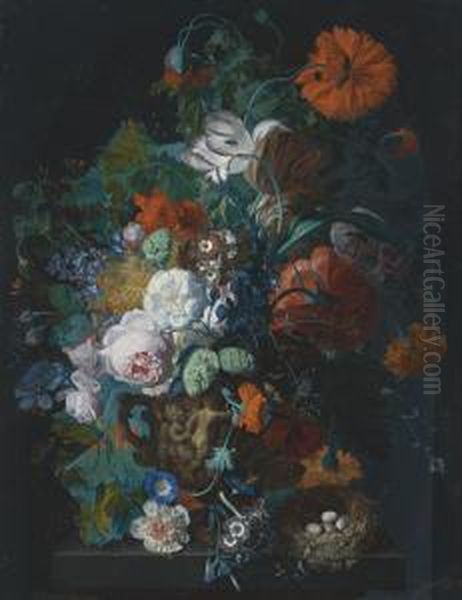 Still Life Oil Painting by Jan Van Huysum