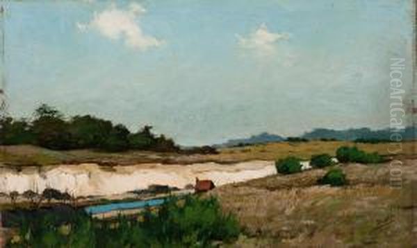 Excavation Oil Painting by Joseph Gerardus van Jole