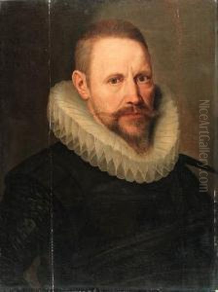 Portrait Of A Gentleman Oil Painting by Hieronymus Van Kessel