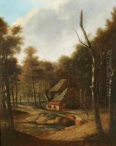 A Landscape With A Hunter Oil Painting by Jan van Kessel