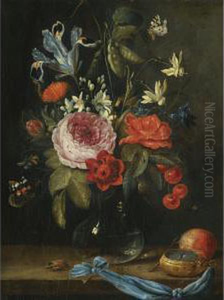 Still Life Oil Painting by Jan van Kessel