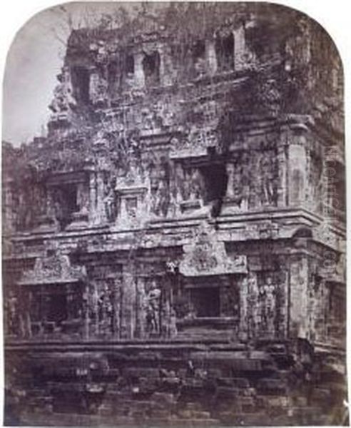 Java, Temple En Ruines Oil Painting by Isidore Van Kinsbergen