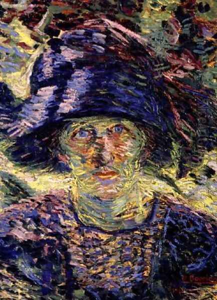 Ritratto femminile 1911 Oil Painting by Umberto Boccioni