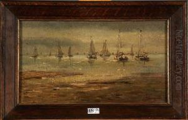 Marine Oil Painting by Bartol Wilhelm Van Laar