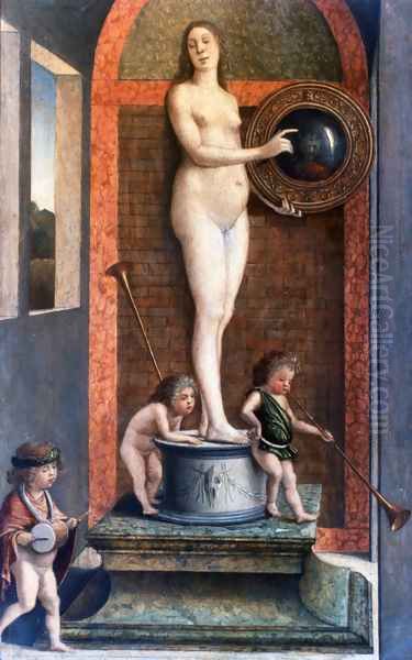 Prudence Oil Painting by Giovanni Bellini