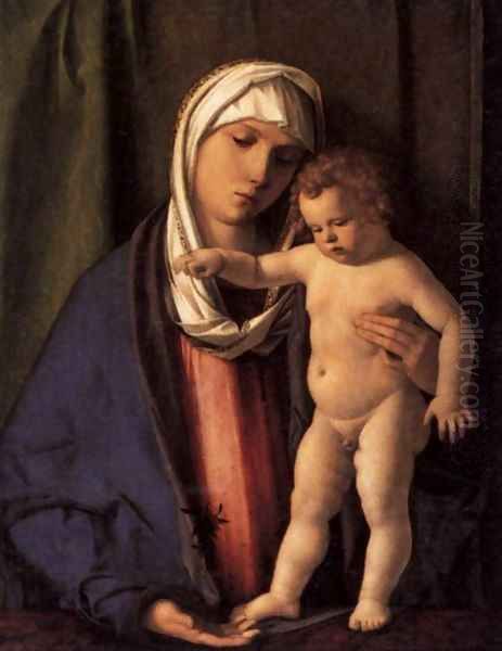 Virgin and Child Oil Painting by Giovanni Bellini