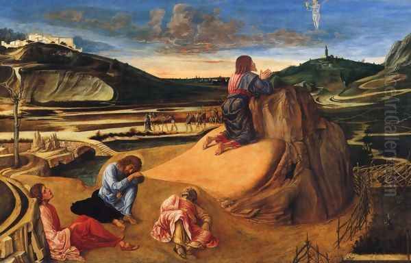 Agony in the Garden c. 1465 Oil Painting by Giovanni Bellini