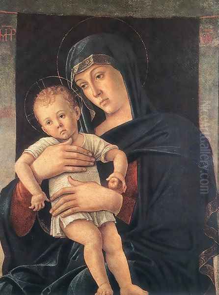 Madonna with the Child (Greek Madonna) 1460-64 Oil Painting by Giovanni Bellini