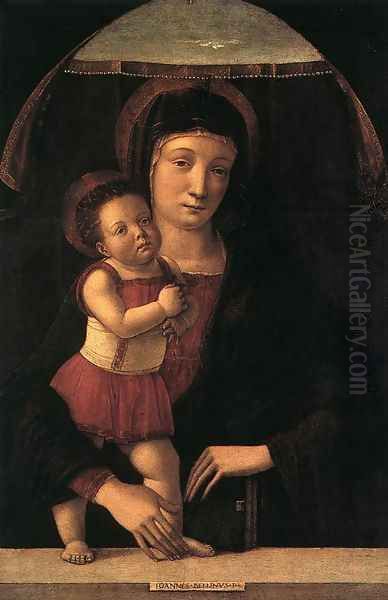 Madonna with Child 1450-55 Oil Painting by Giovanni Bellini