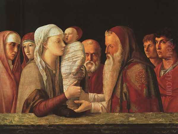 The Presentation at the Temple 1459 Oil Painting by Giovanni Bellini