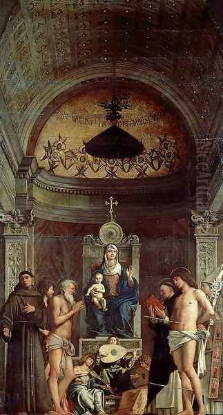 San Giobbe Altarpiece Oil Painting by Giovanni Bellini