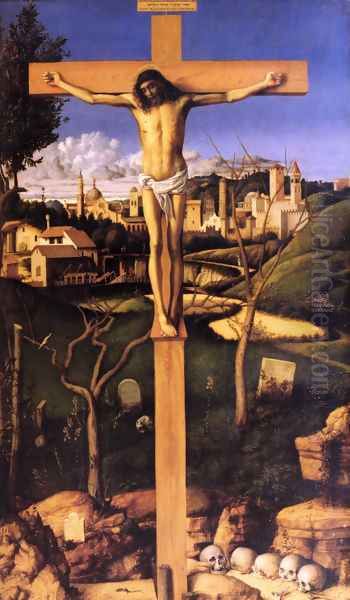 The Crucifixion Oil Painting by Giovanni Bellini