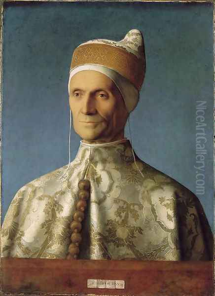 Portrait of Doge Leonardo Loredan 1501 Oil Painting by Giovanni Bellini