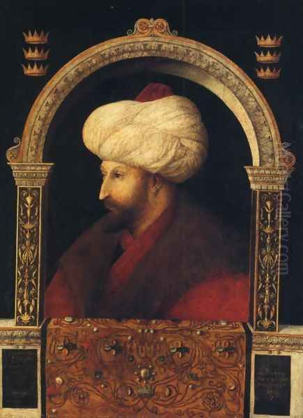 Sultan Mehmet II. Oil Painting by Giovanni Bellini