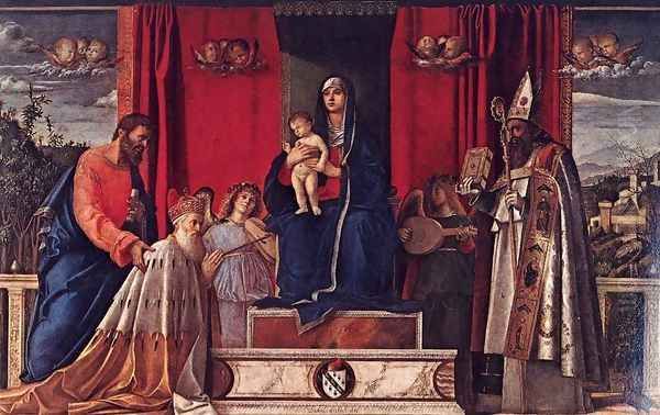 Barbarigo Altarpiece Oil Painting by Giovanni Bellini