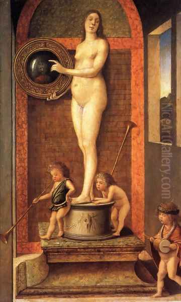 Allegory Of Vanitas Oil Painting by Giovanni Bellini