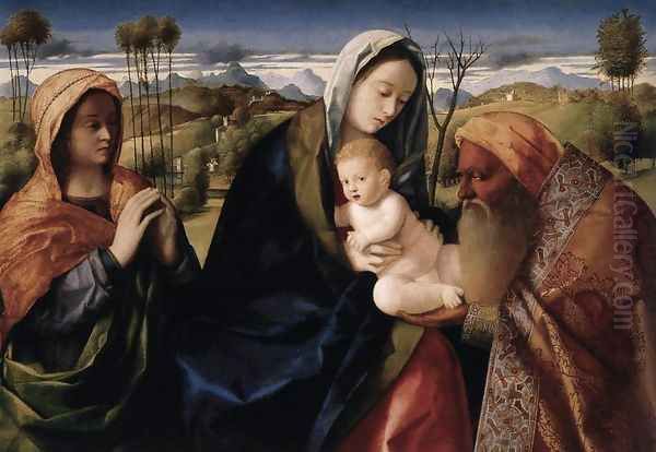 Santa Conversazione 1505-10 Oil Painting by Giovanni Bellini