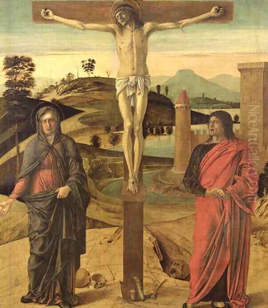 Calvary, c.1465-70 Oil Painting by Giovanni Bellini