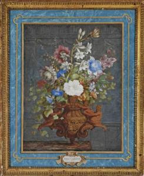 Bouquet De Fleurs Oil Painting by Pieter van Loo