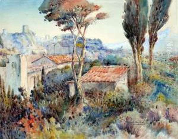 Les Pennes-mirabeau Oil Painting by Raoul Van Maldere