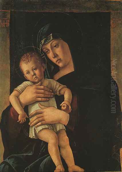 Greek Madonna 1460 Oil Painting by Giovanni Bellini