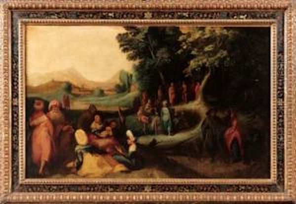 Predica Di San Giovanni Battista Oil Painting by Karel Van Mander