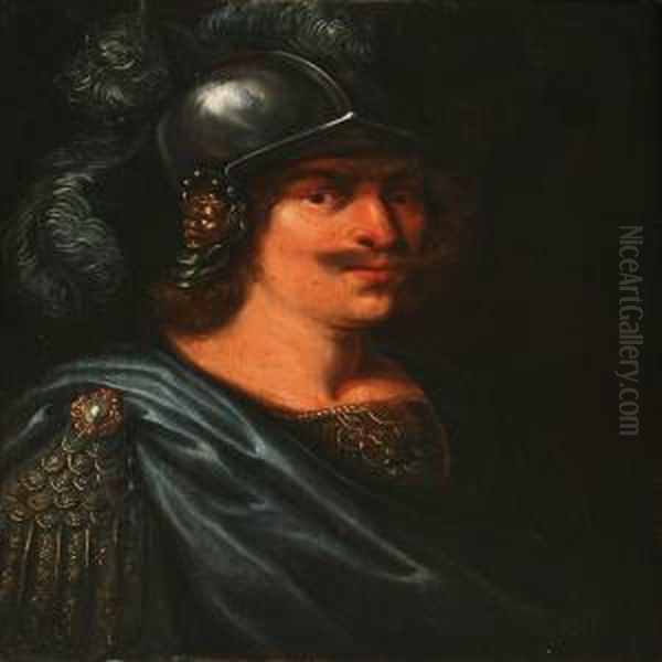 A Nobleman Depicted As Mars Oil Painting by Karel van III Mander