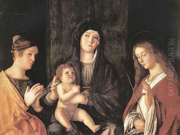 Sacred Conversation 1490 Oil Painting by Giovanni Bellini