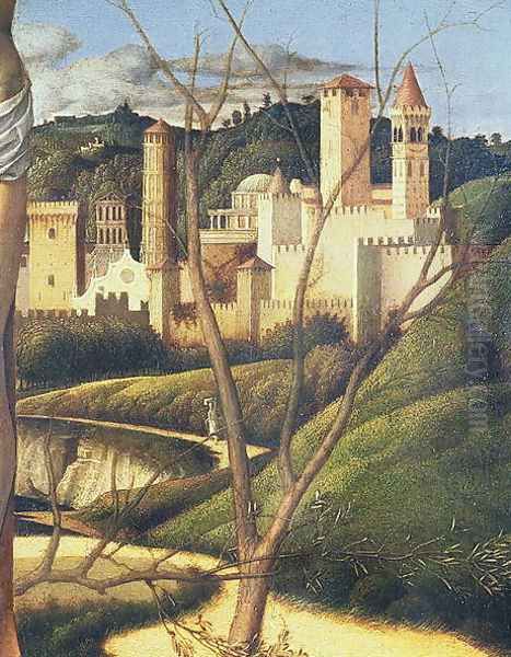 Crucifixion (detail) Oil Painting by Giovanni Bellini