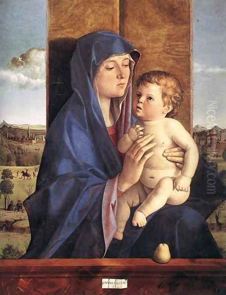 Madonna and Child 1480-90 Oil Painting by Giovanni Bellini