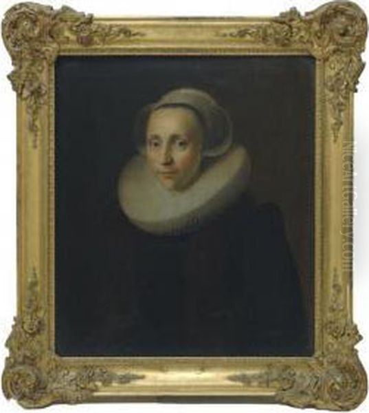 Ritrattofemminile Oil Painting by Michiel Van Miereveldt