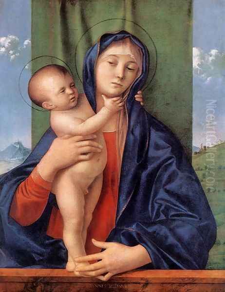 Madonna with the Child 1487 Oil Painting by Giovanni Bellini